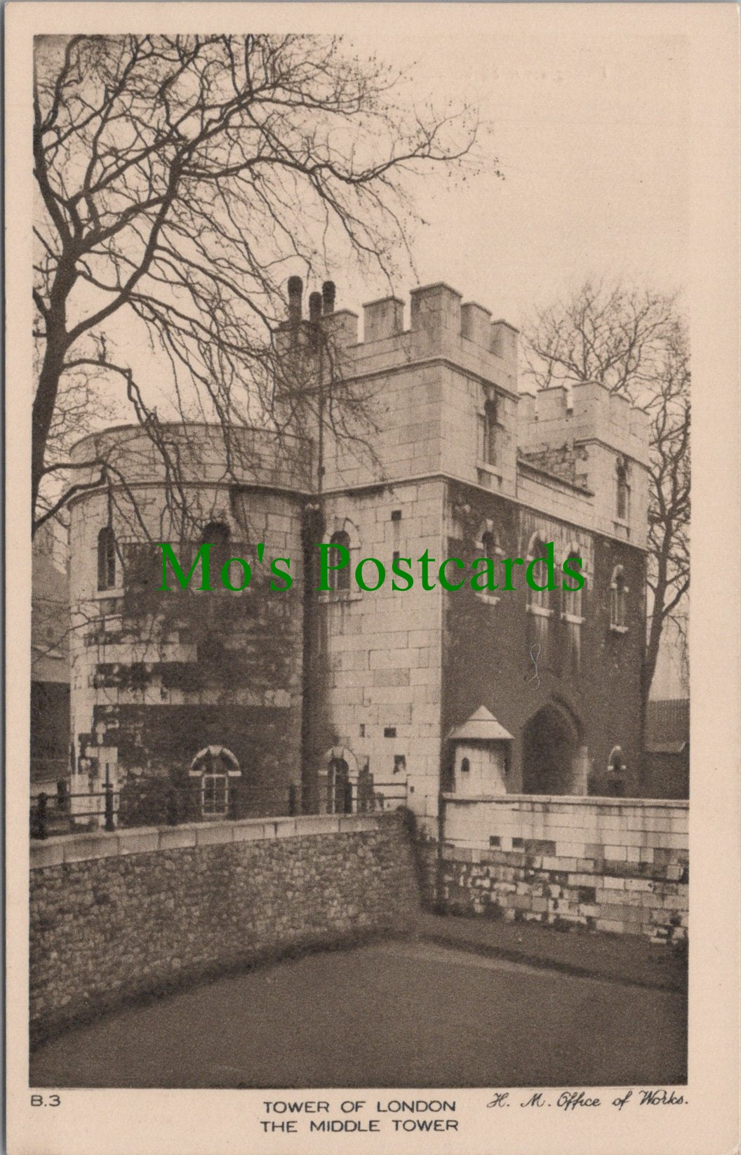 London Postcard - Tower of London, The Middle Tower SW12022