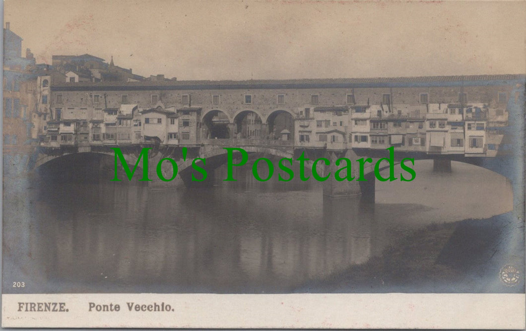 Italy Postcard - Florence, Firenze, Ponte Vecchio SW12025