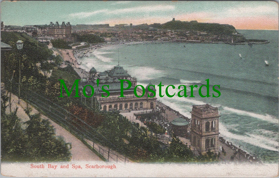 Yorkshire Postcard - Scarborough, South Bay and Spa  SW12074