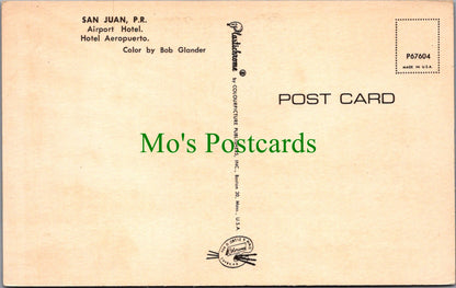 Puerto Rico Postcard - San Juan Airport Hotel SW12697
