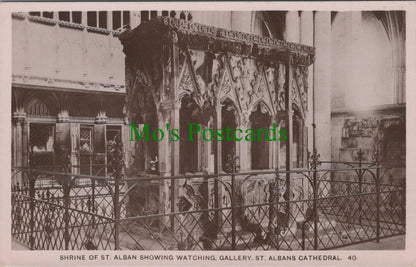 Hertfordshire Postcard - St Albans Cathedral, Shrine of St Alban  SW12707