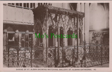 Hertfordshire Postcard - St Albans Cathedral, Shrine of St Alban  SW12707