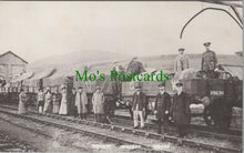 Load image into Gallery viewer, Railway Postcard - A Welsh Whisky Train at Frongoch, Bala c.1899 - SW12708
