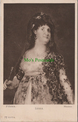 Art Postcard - F.Goya, Luisa, Munchen  SW12733