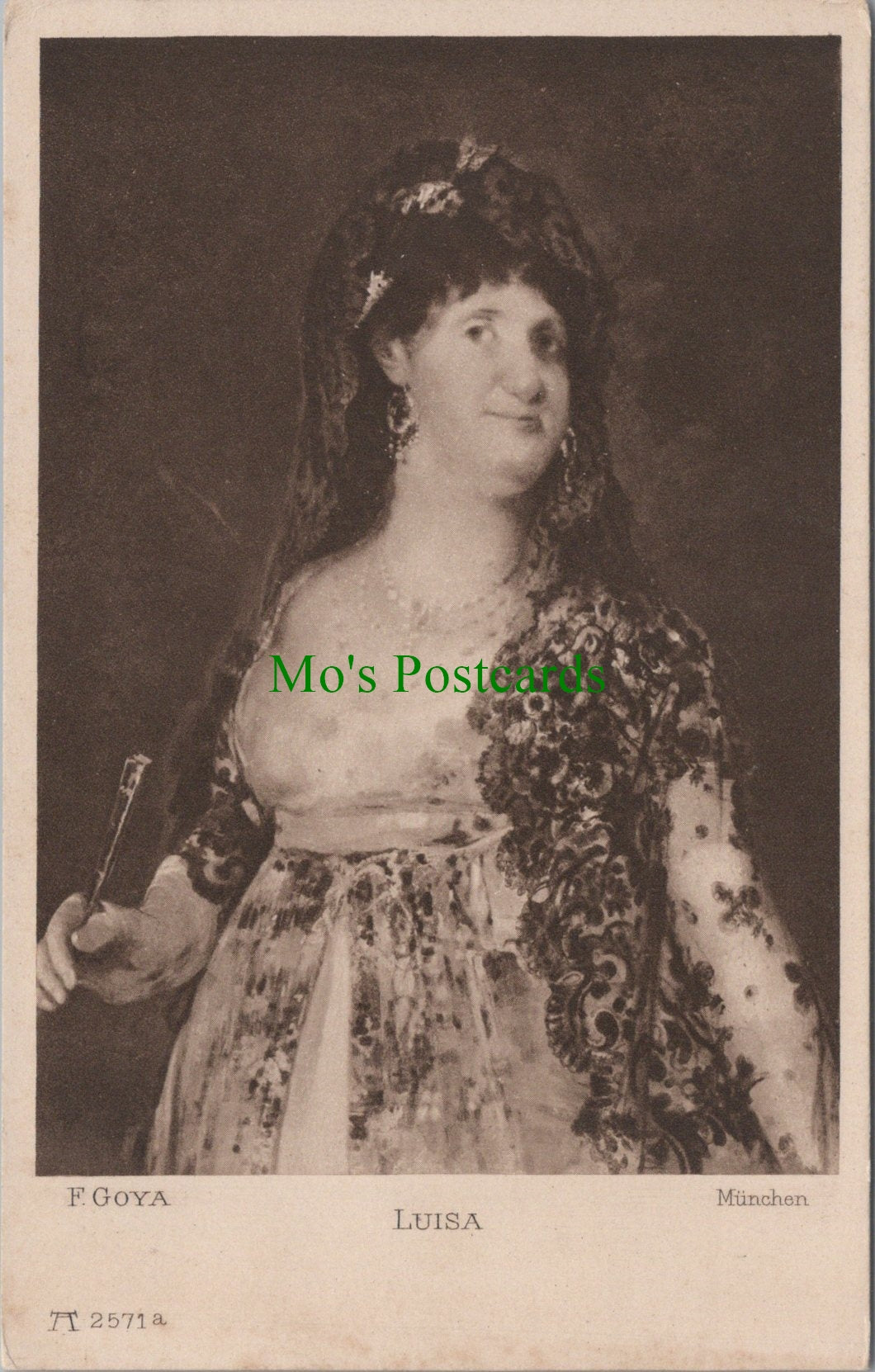 Art Postcard - F.Goya, Luisa, Munchen  SW12733