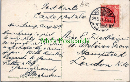 Germany Postcard - Homburg v.d.H Golf Club SW11112