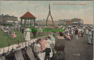 Sussex Postcard - Bognor Regis Parade and Bandstand  SW11132