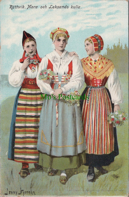 Sweden Postcard - Rattvik, Mora och Leksand Kulla  SW11161