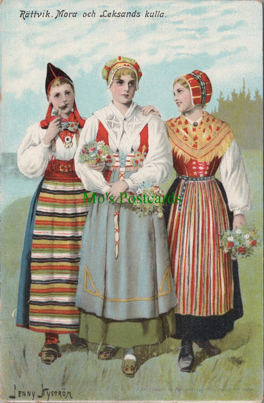 Sweden Postcard - Rattvik, Mora och Leksand Kulla  SW11161