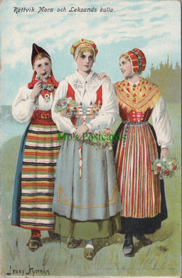 Sweden Postcard - Rattvik, Mora och Leksand Kulla  SW11161