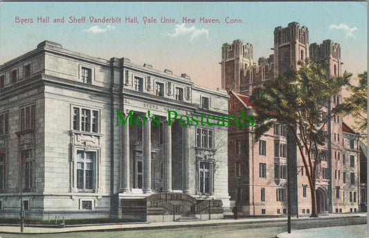 America Postcard - Byers Hall, Yale University, New Haven SW11188