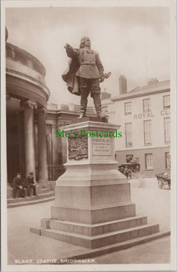 Somerset Postcard - Blake Statue, Bridgwater   SW11208