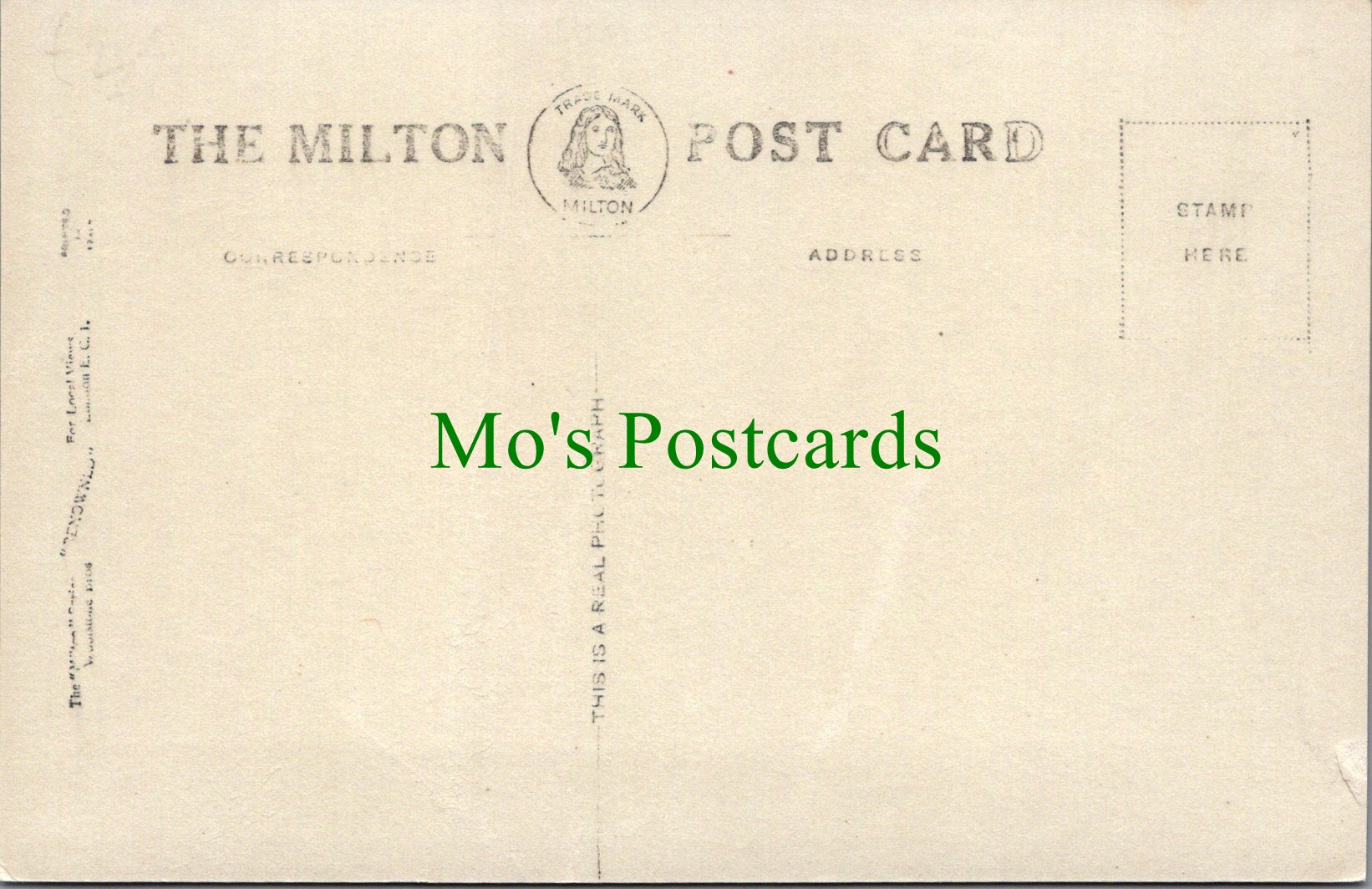 Somerset Postcard - Blake Statue, Bridgwater   SW11208