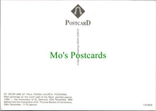 Load image into Gallery viewer, Yorkshire Postcard - Pickering, St Peter &amp; St Paul Parish Church SW12787
