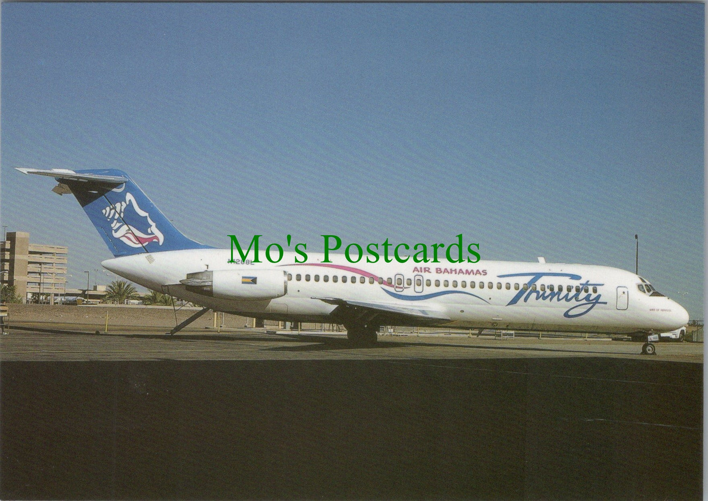 Aviation Postcard - Trinity Air Bahamas DC-9-32 Aeroplane SW12804