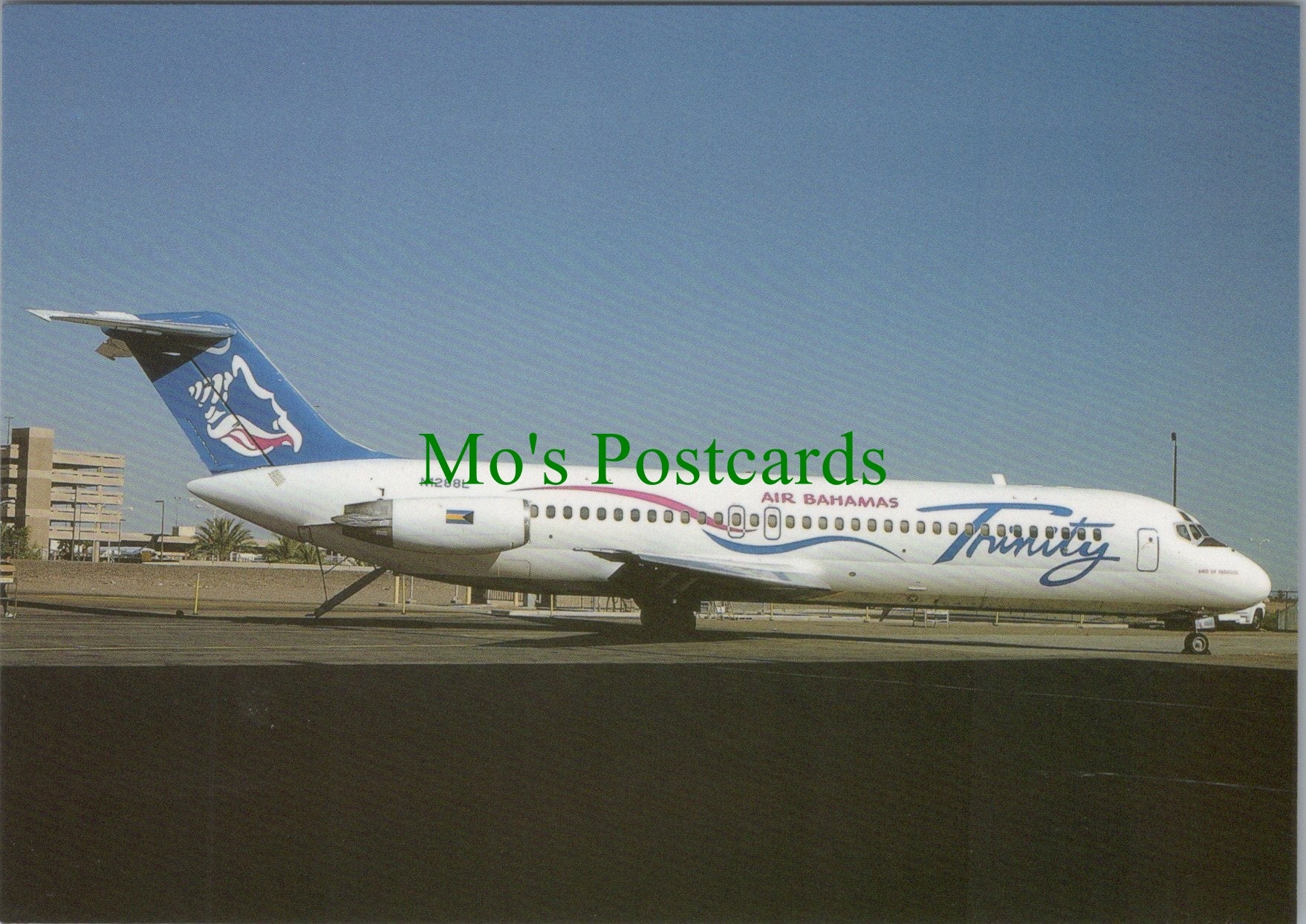 Aviation Postcard - Trinity Air Bahamas DC-9-32 Aeroplane SW12804