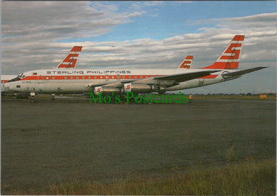 Aviation Postcard - Sterling Philippines Douglas DC-8-43 Aeroplane SW12806