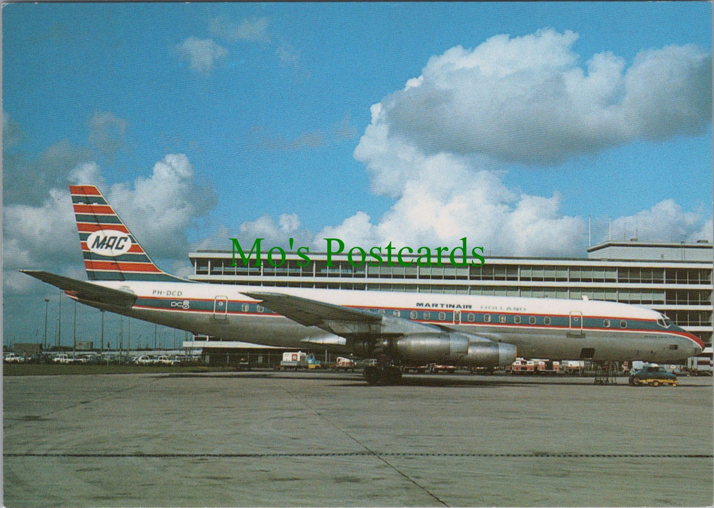 Aviation Postcard - Martinair Holland Douglas DC-8-32 Aeroplane SW12807