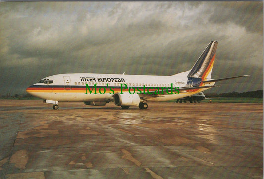 Aviation Postcard - Inter European Aeroplane SW12810
