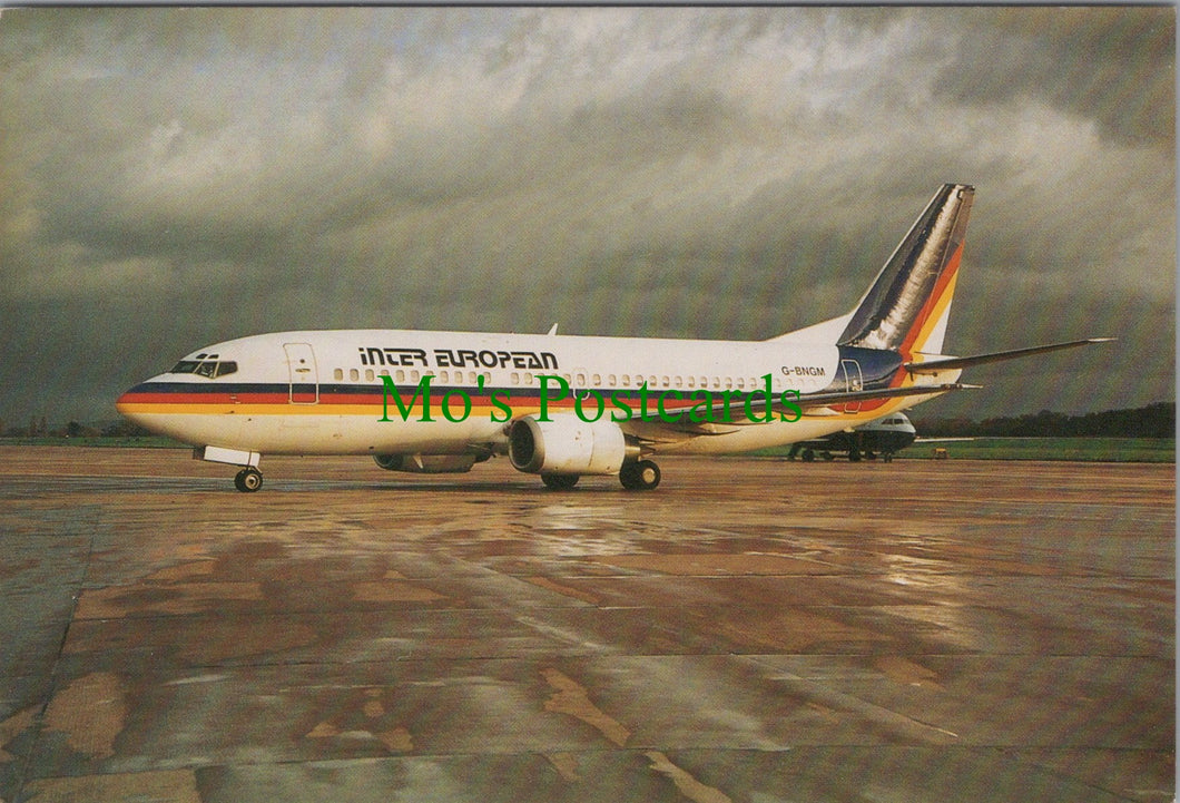 Aviation Postcard - Inter European Aeroplane SW12810