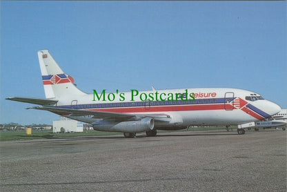 Aviation Postcard - GB Leisure G-Bech Boeing 737 Aeroplane SW12811