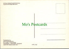 Load image into Gallery viewer, Aviation Postcard - Cyprus Airways Airbus Aeroplane SW12812
