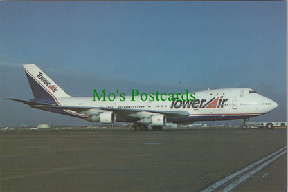 Aviation Postcard - Tower Air N606FF B747 Aeroplane SW12814