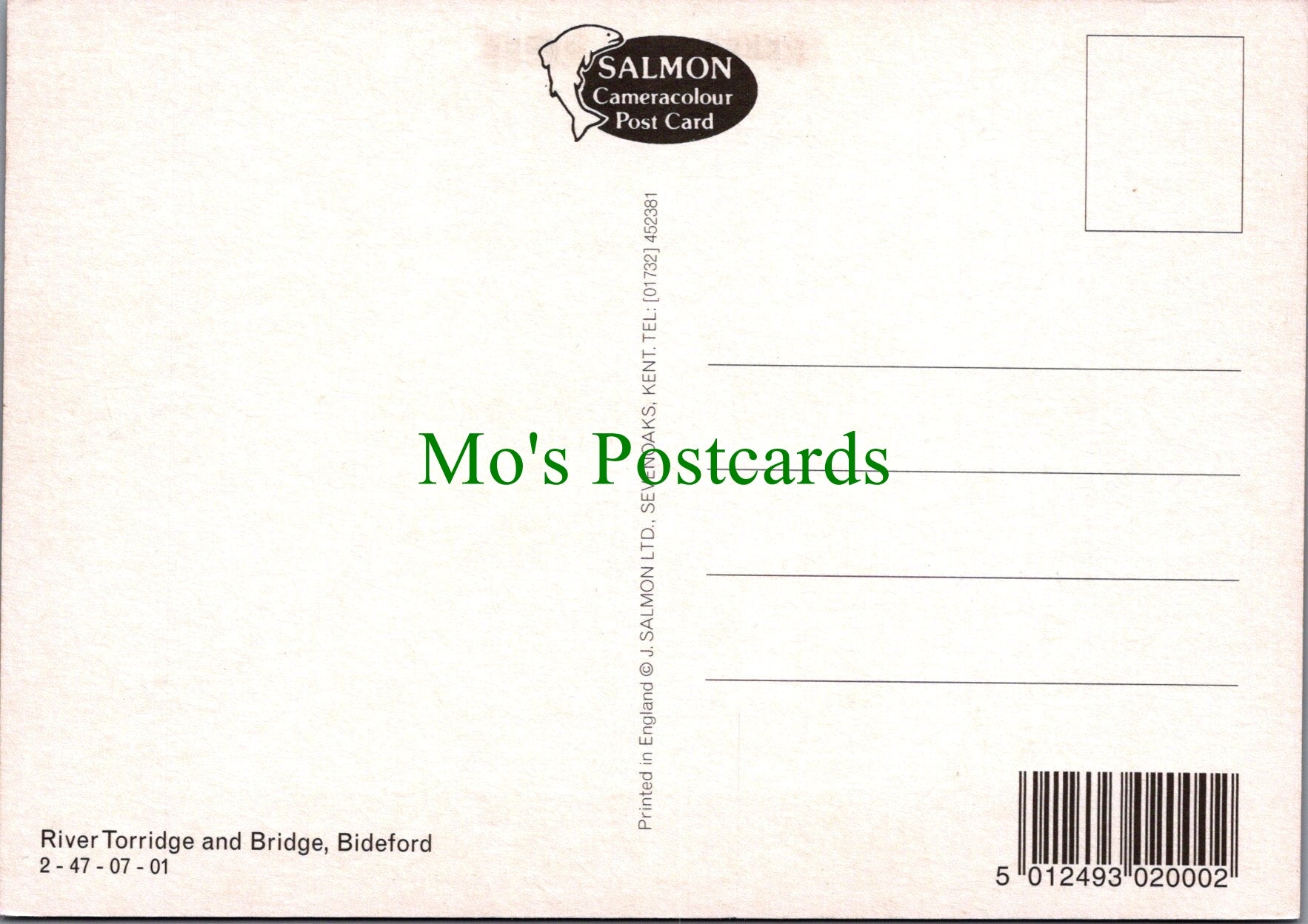 Devon Postcard - Bideford, River Torridge and Bridge  SW12829