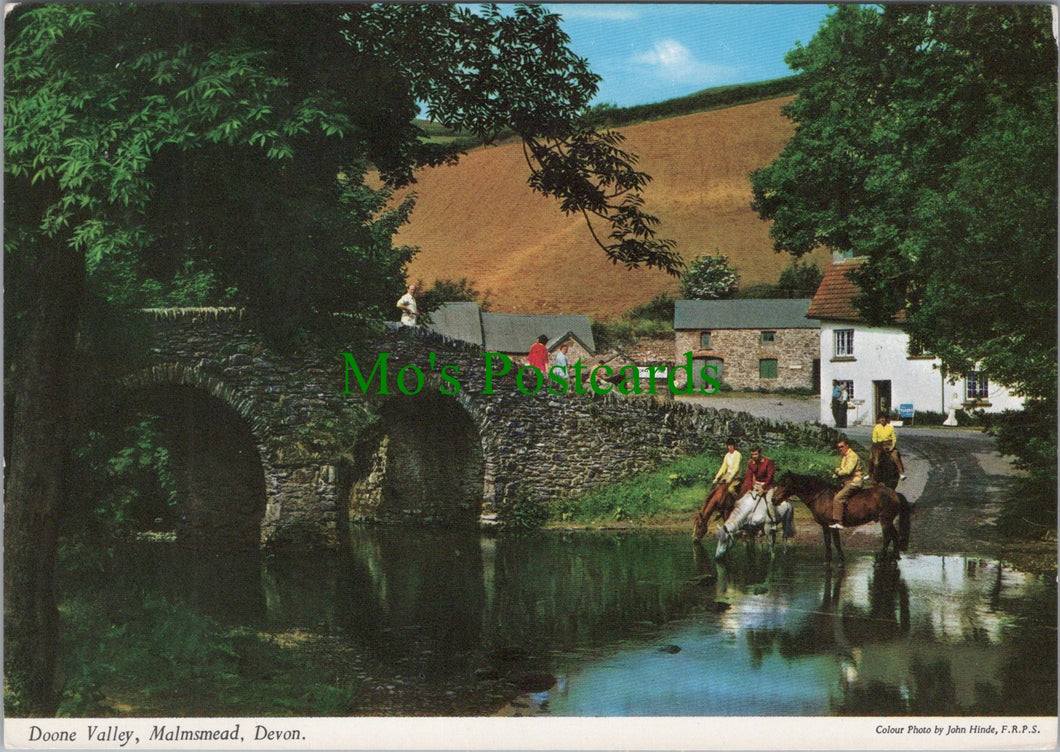 Devon Postcard - Doone Valley, Malmsmead SW12860