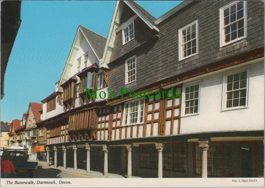 Devon Postcard - The Butterwalk, Dartmouth SW12861