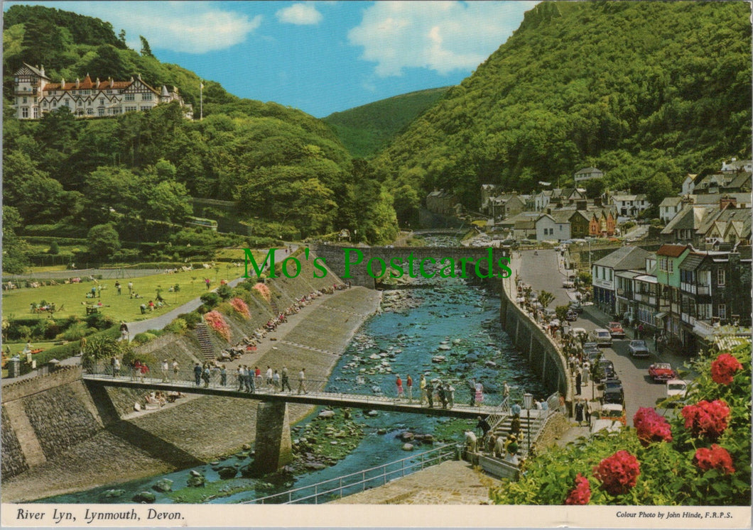 Devon Postcard - The River Lyn, Lynmouth   SW12865