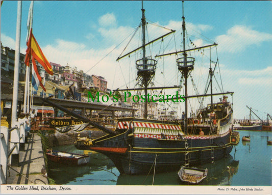 Devon Postcard - The Golden Hind, Brixham   SW12869