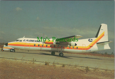 Aviation Postcard - Ladeco Fokker F27 Mk500 Aeroplane SW12877
