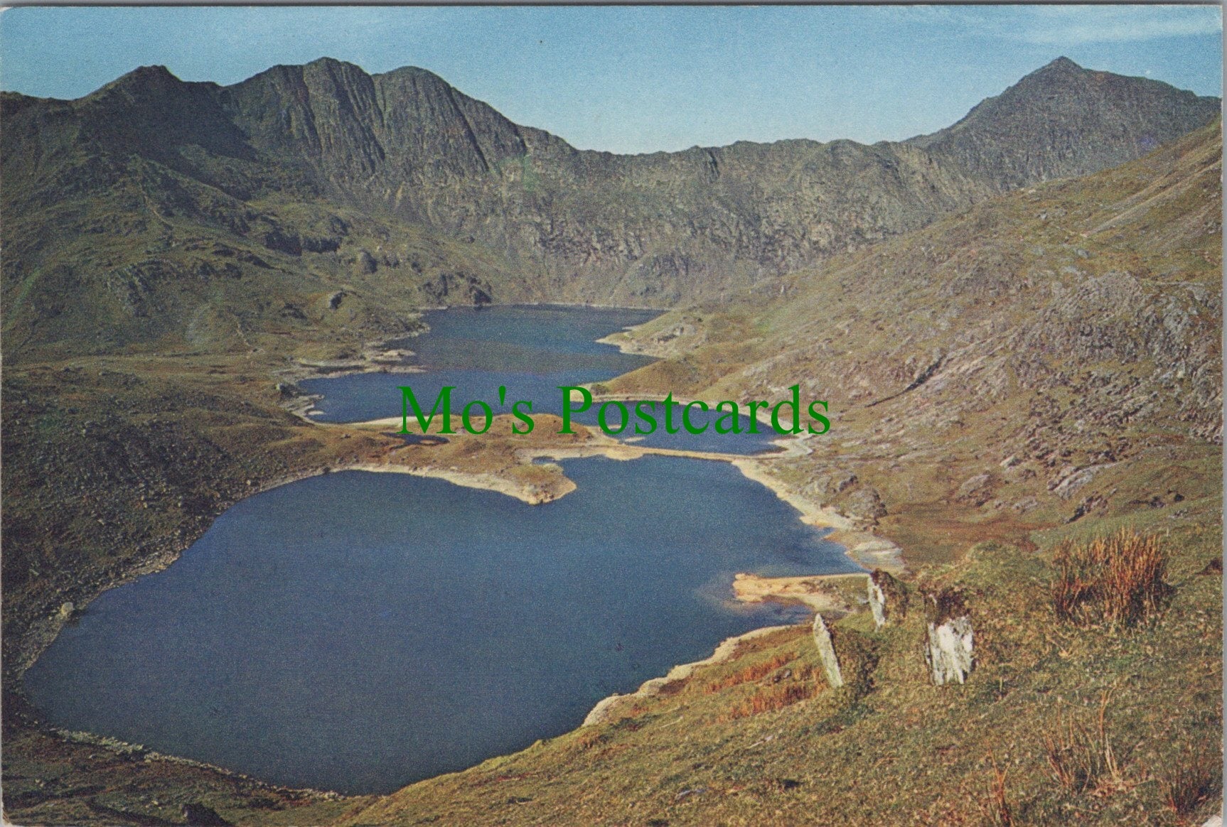 Wales Postcard - Llyn Llydaw With Y Lliwedd and Snowdon SW12891