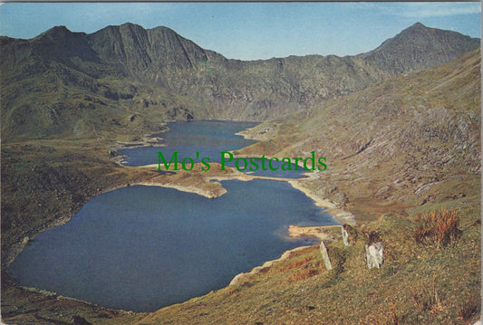 Wales Postcard - Llyn Llydaw With Y Lliwedd and Snowdon SW12891