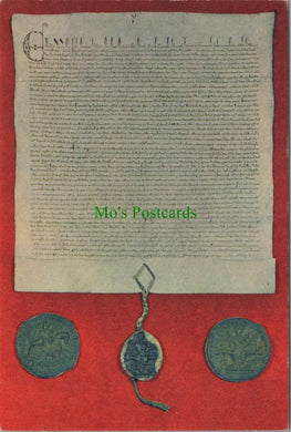 Royalty Postcard - The Charter of Edward I to Portsmouth  SW11341