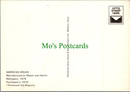 Music Postcard - American Organ, Mason and Hamlin SW11349