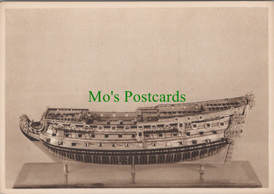 Maritime Museum Postcard - English Ship of 96 Guns c.1703 - SW11351