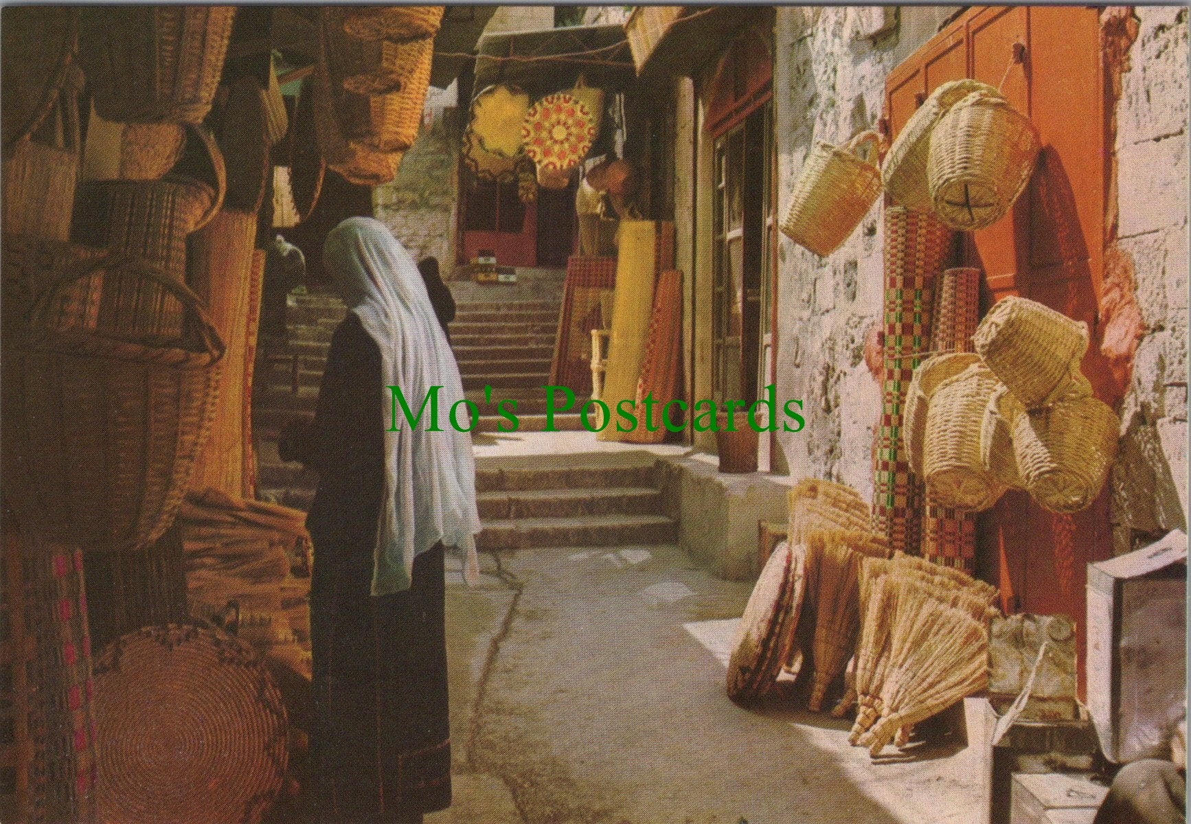 Middle East Postcard - Jerusalem, Old City Street Scene   SW11355