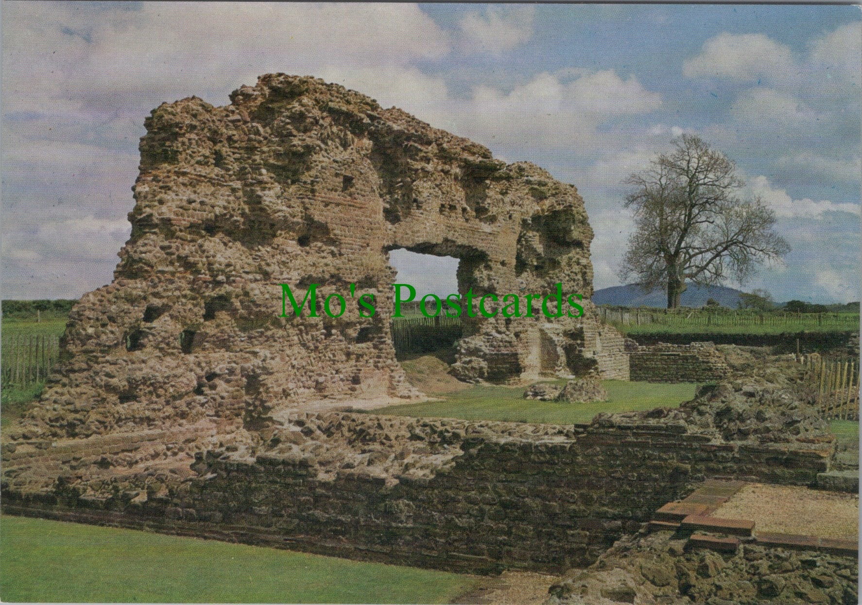 Shropshire Postcard - Wroxeter Roman City, Bath Buildings  SW11372