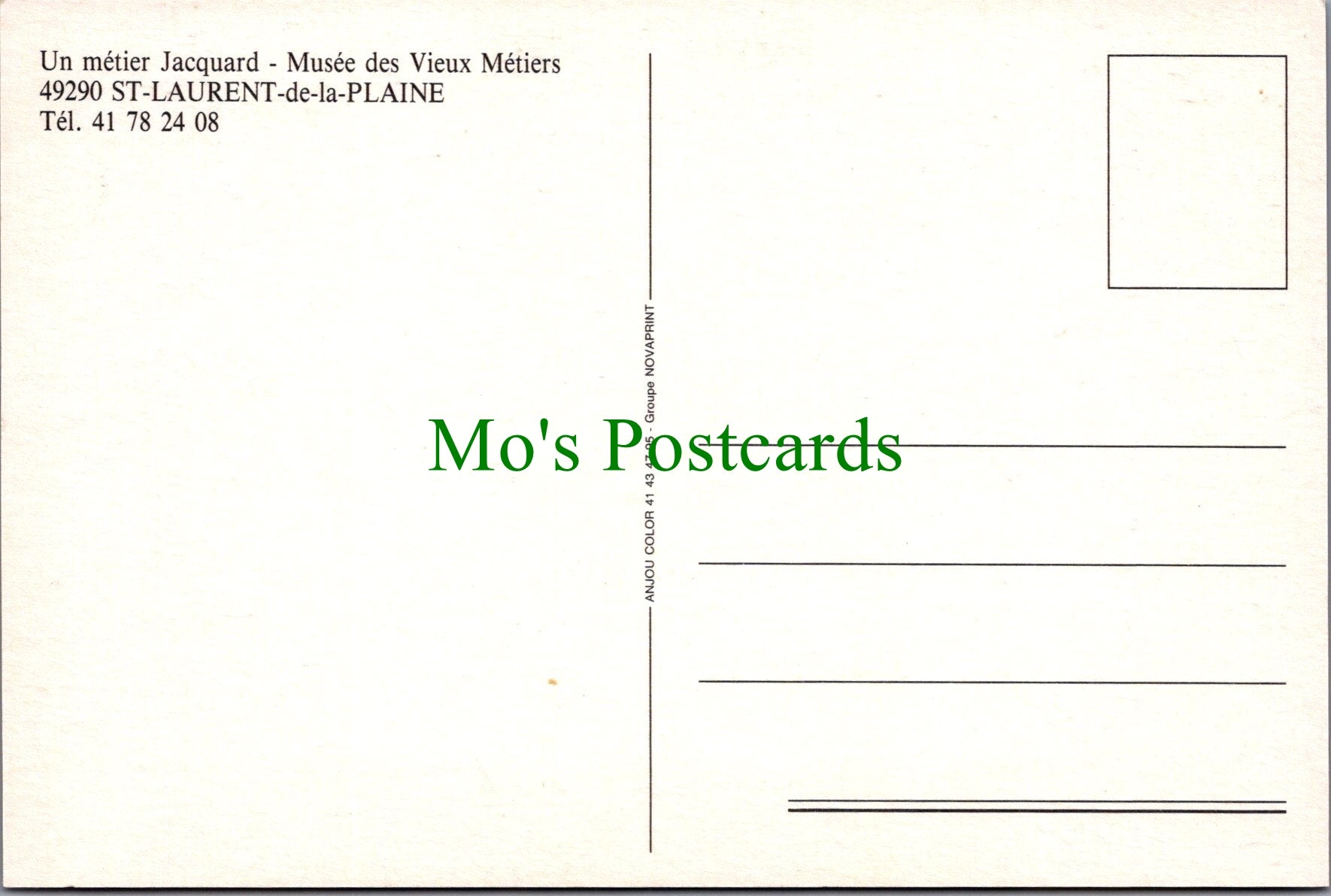 France Postcard - Saint-Laurent-de-la-Plaine - Musee Des Vieux Metiers  SW11384
