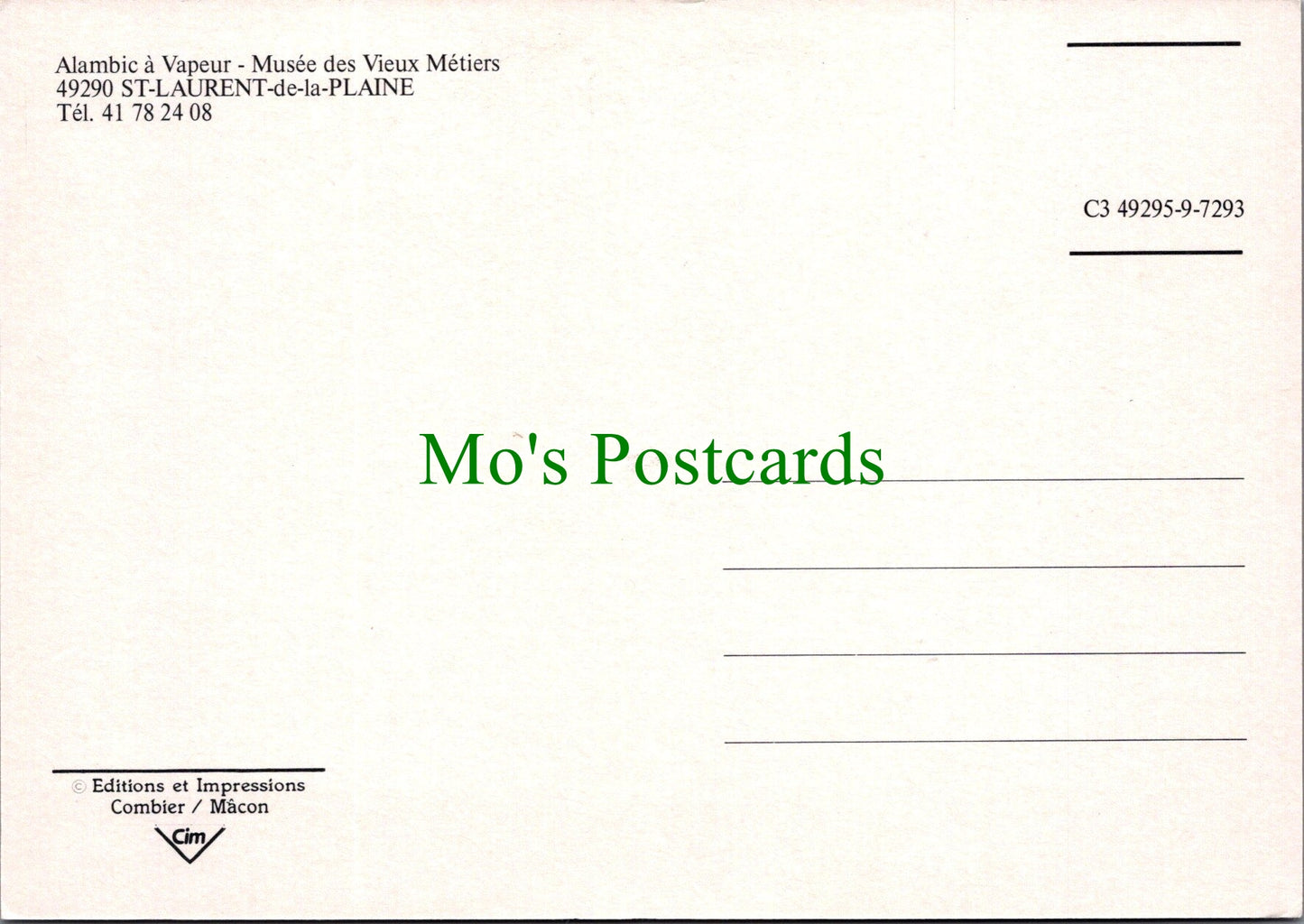 France Postcard - Saint-Laurent-de-la-Plaine - Musee Des Vieux Metiers  SW11388