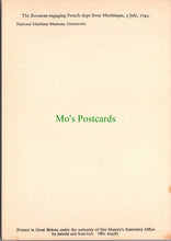 Load image into Gallery viewer, Naval Postcard - The Boscawan Engaging French Ships From Martinique SW11392
