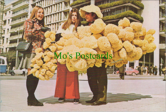 Greece Postcard - Athens, The Sponge Fishers  SW11400