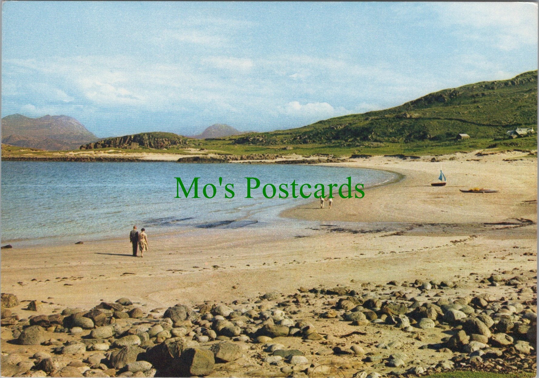 Scotland Postcard - On The Beach at Melton Udrigle  SW11417