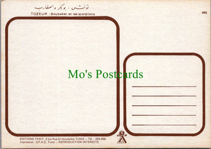 Animals Postcard - Scorpions -Tozeur: Boubaker Et Les Scorpions SW11438