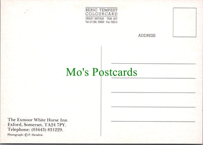 Somerset Postcard - The Exmoor White Horse Inn, Exford   SW11458