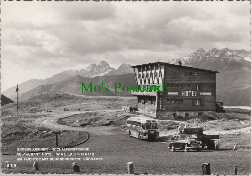 Austria Postcard - Grossglockner Hochalpenstrasse Restaurant Hotel Wallackhaus SW11469
