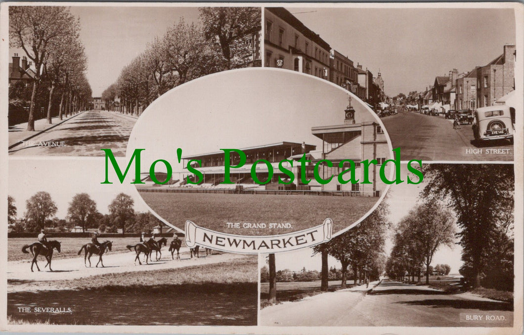 Suffolk Postcard - Views of Newmarket  SW12317