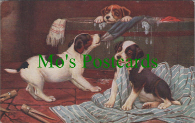 Animals Postcard - Dogs, When Dogs Are Puppies SW12339